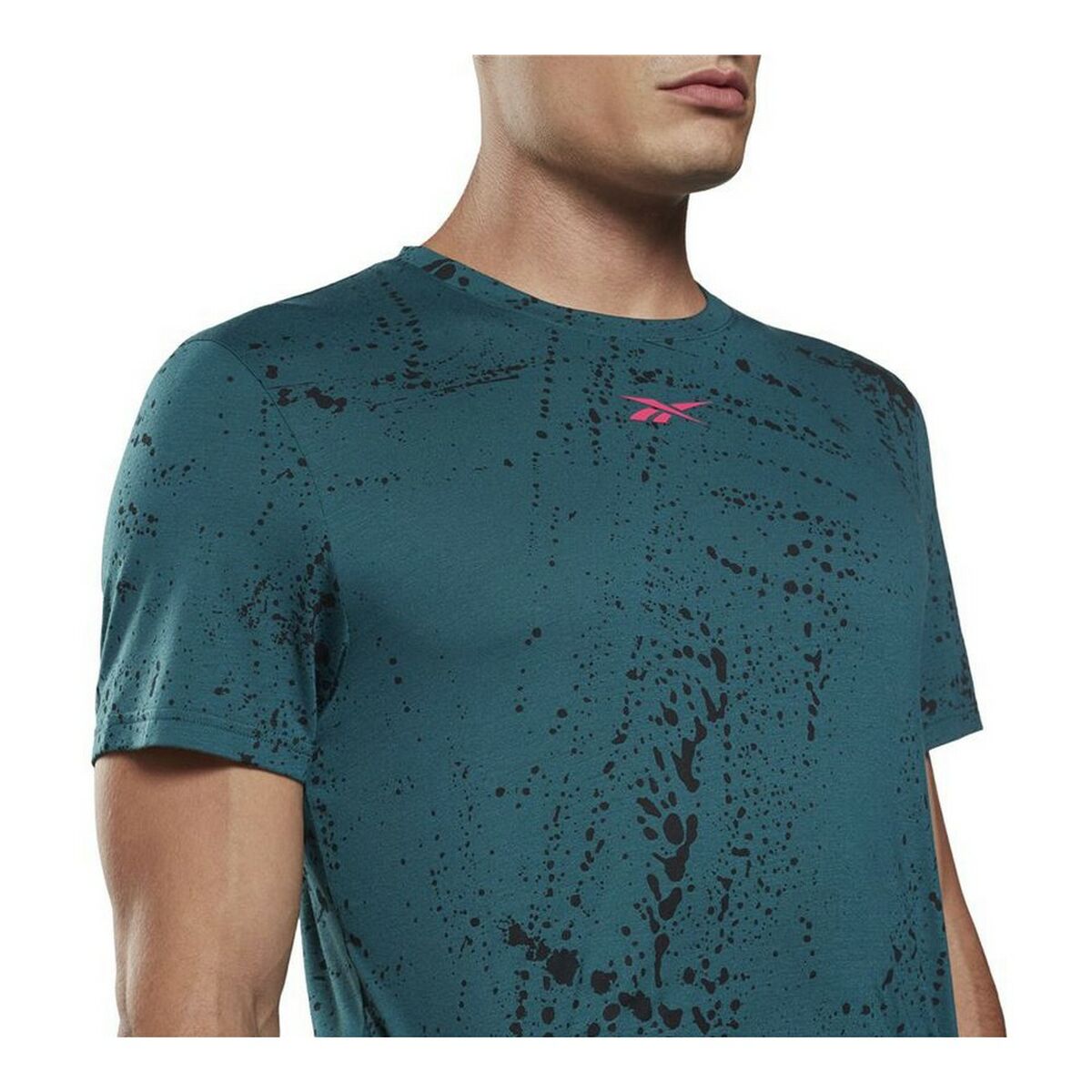Sporttröja med ärmar Reebok Workout Ready - 5