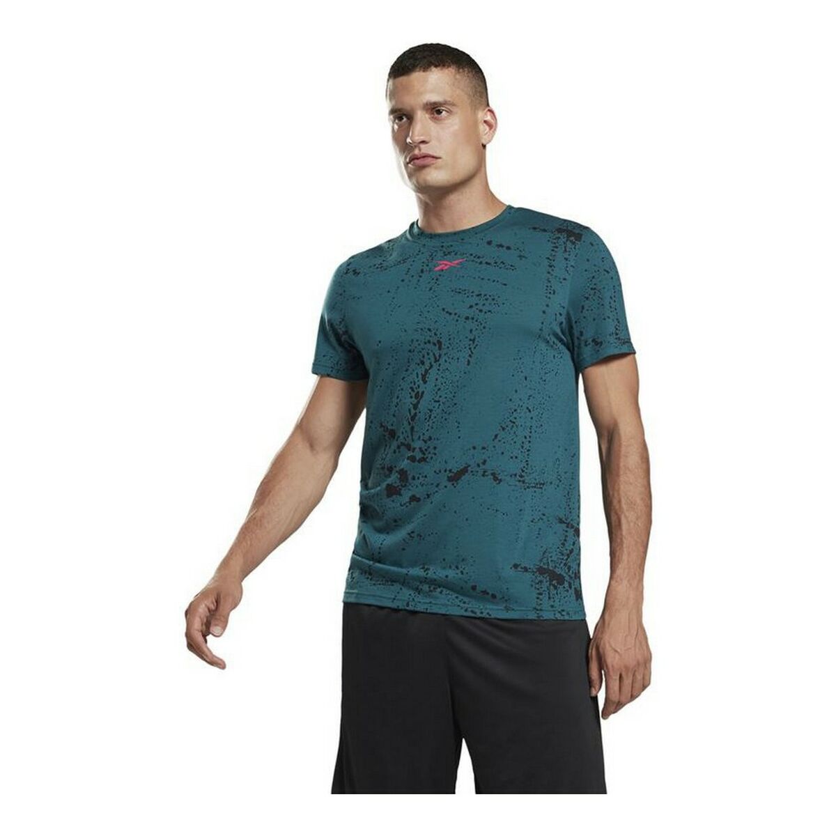 Sporttröja med ärmar Reebok Workout Ready - 2