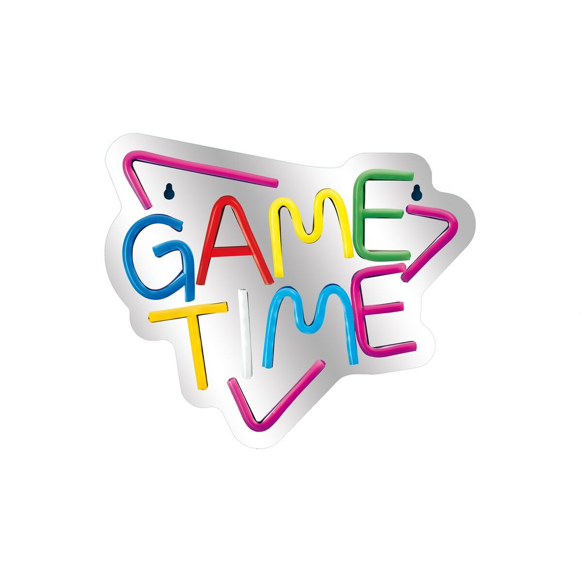 Neonskylt Activejet AJE-NEON GAME TIME Multicolour 80 (1 Delar) - 2