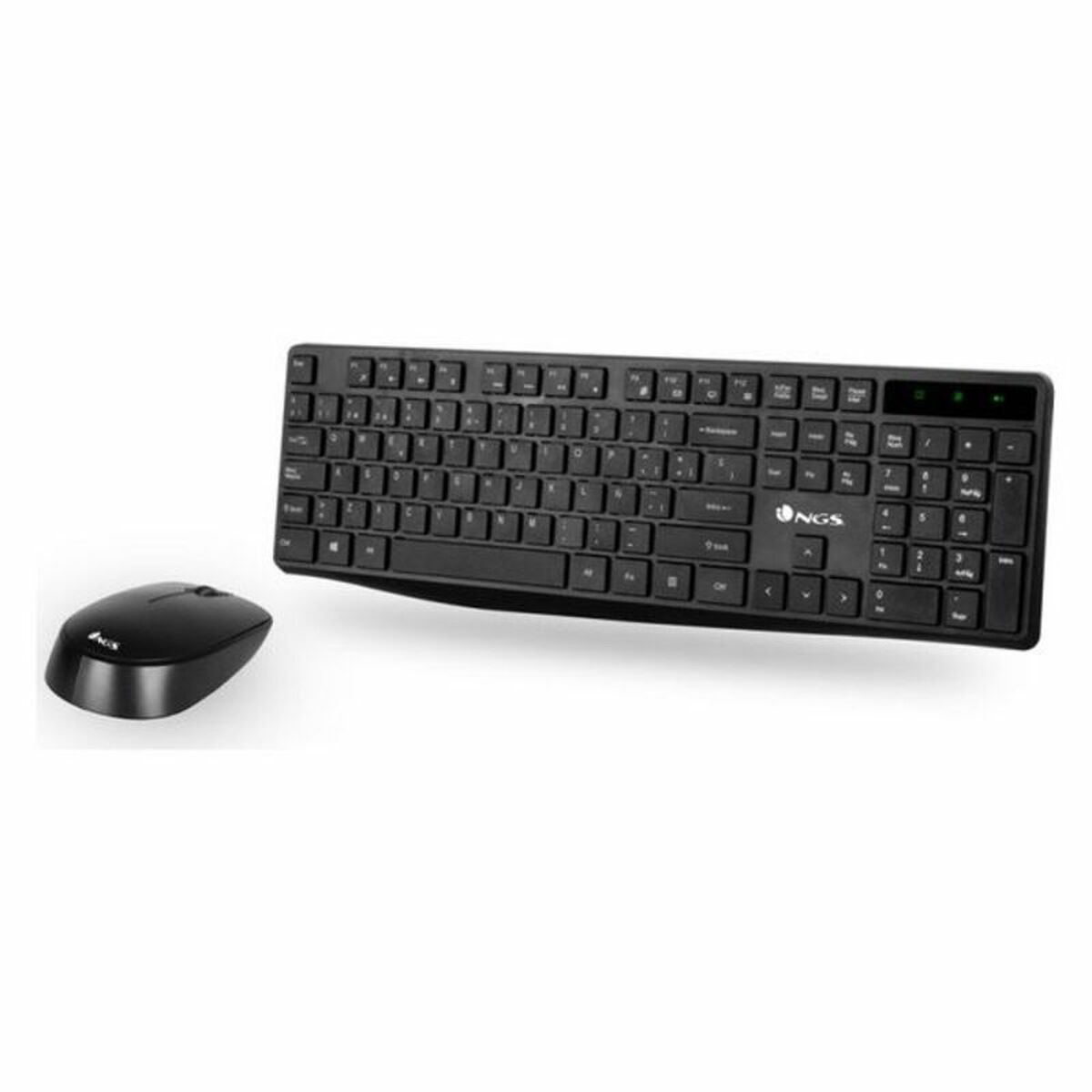Trådlöst Tangentbord och Mus NGS NGSWIRELESSSETALLUREKIT Svart - 3