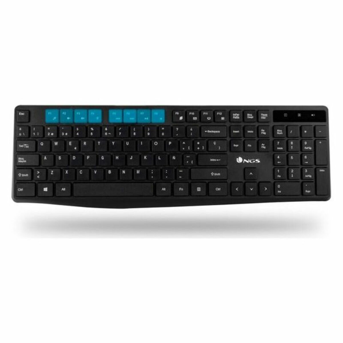 Trådlöst Tangentbord och Mus NGS NGSWIRELESSSETALLUREKIT Svart - 4