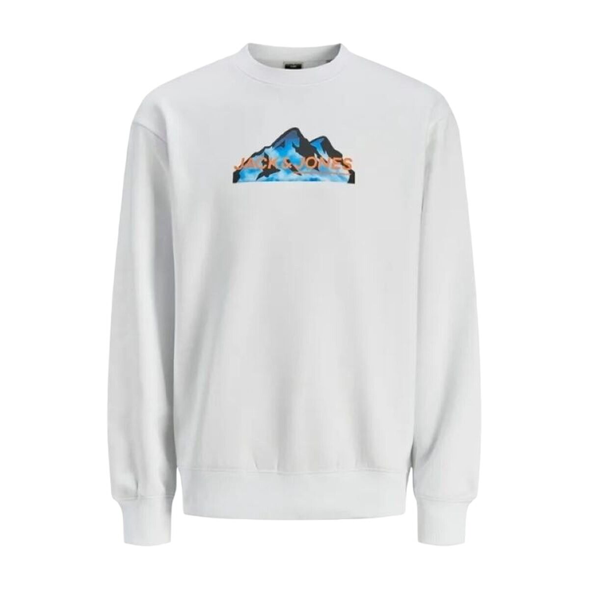 Tröja utan huva Herr Jack & Jones SWEAT CREW NECK 12262094 Vit - 2
