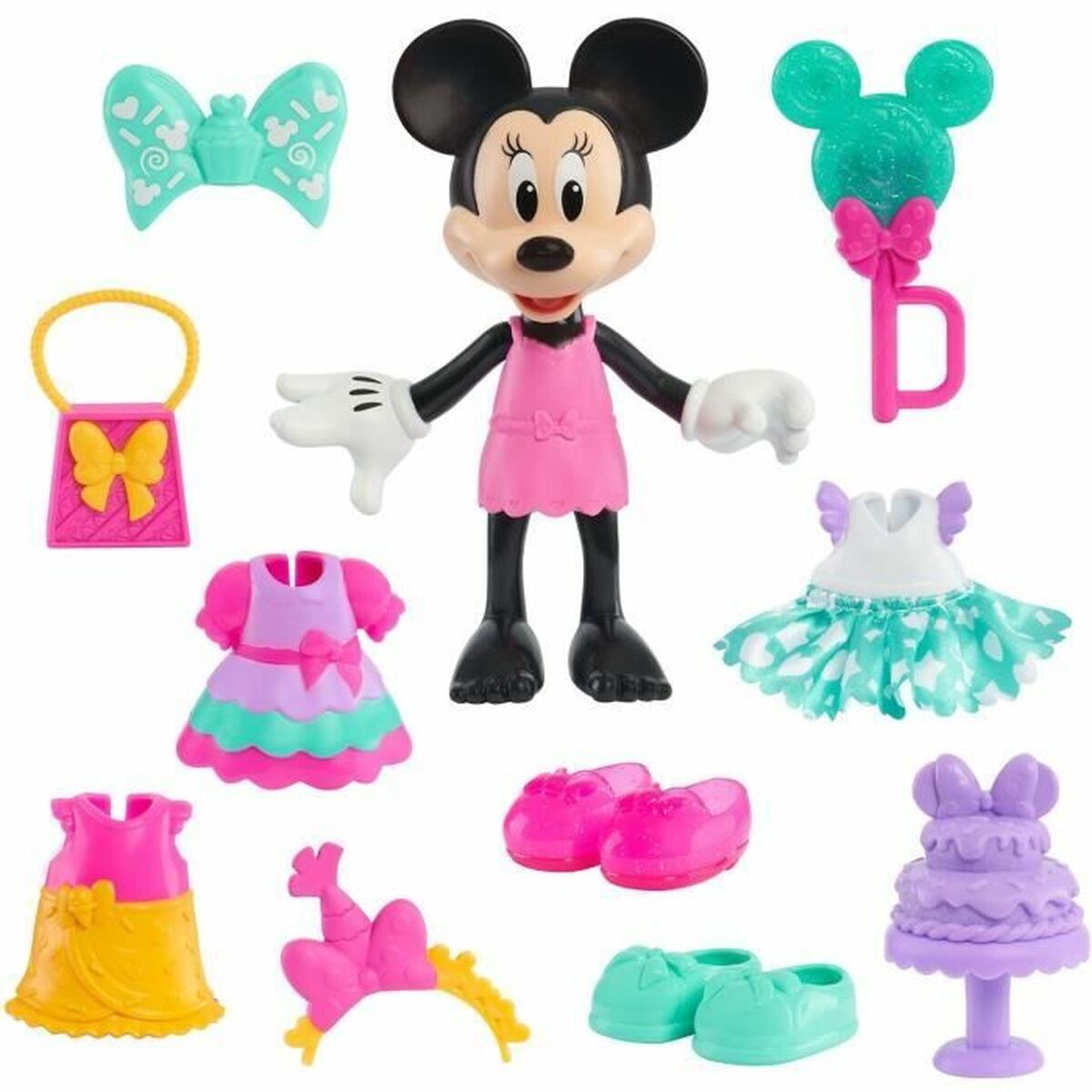 Babydocka med tillbehör Disney Sweet Party Articulated Figurine - 2