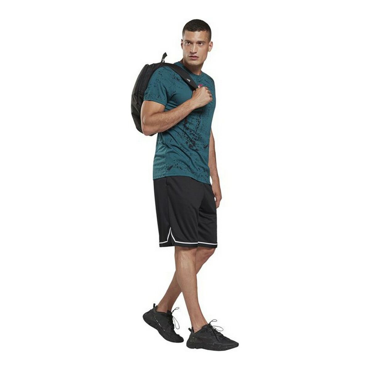 Sporttröja med ärmar Reebok Workout Ready - 4