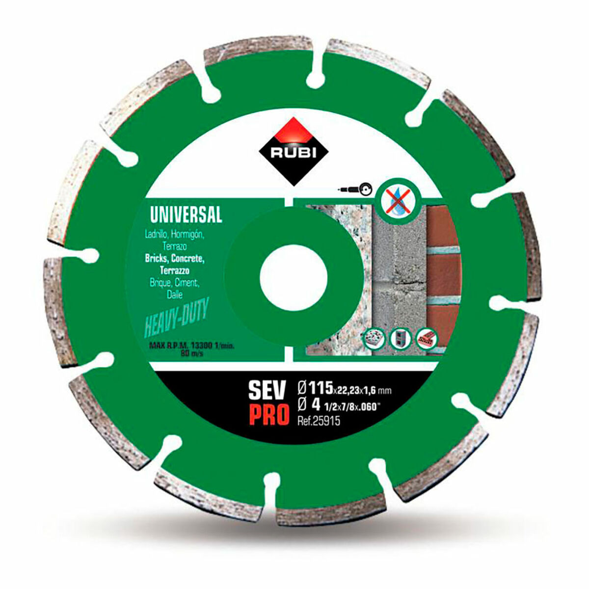 Diamantskärskiva Rubi pro 25915