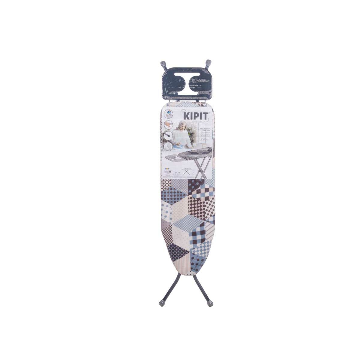 Strykbräda Blå Tygrester 115 x 30 cm (4 antal) - 3