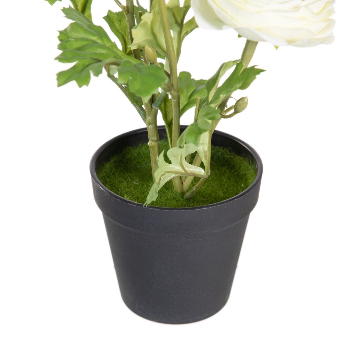 Dekorativ växt Polyester Polyetylen Järn Blomster 11 x 11 x 36 cm - 4