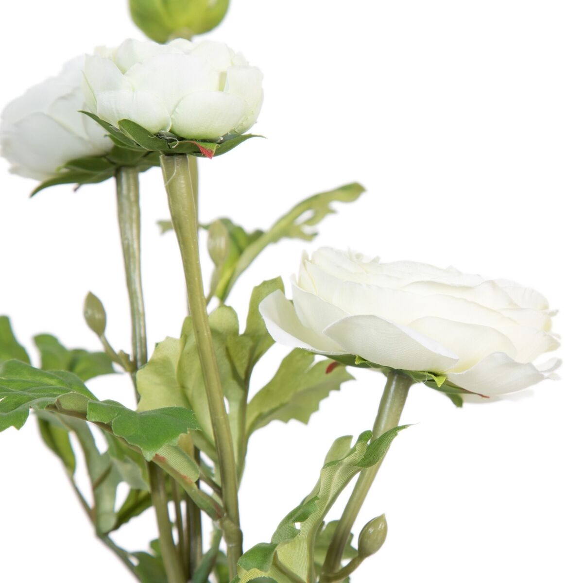 Dekorativ växt Polyester Polyetylen Järn Blomster 11 x 11 x 36 cm - 2