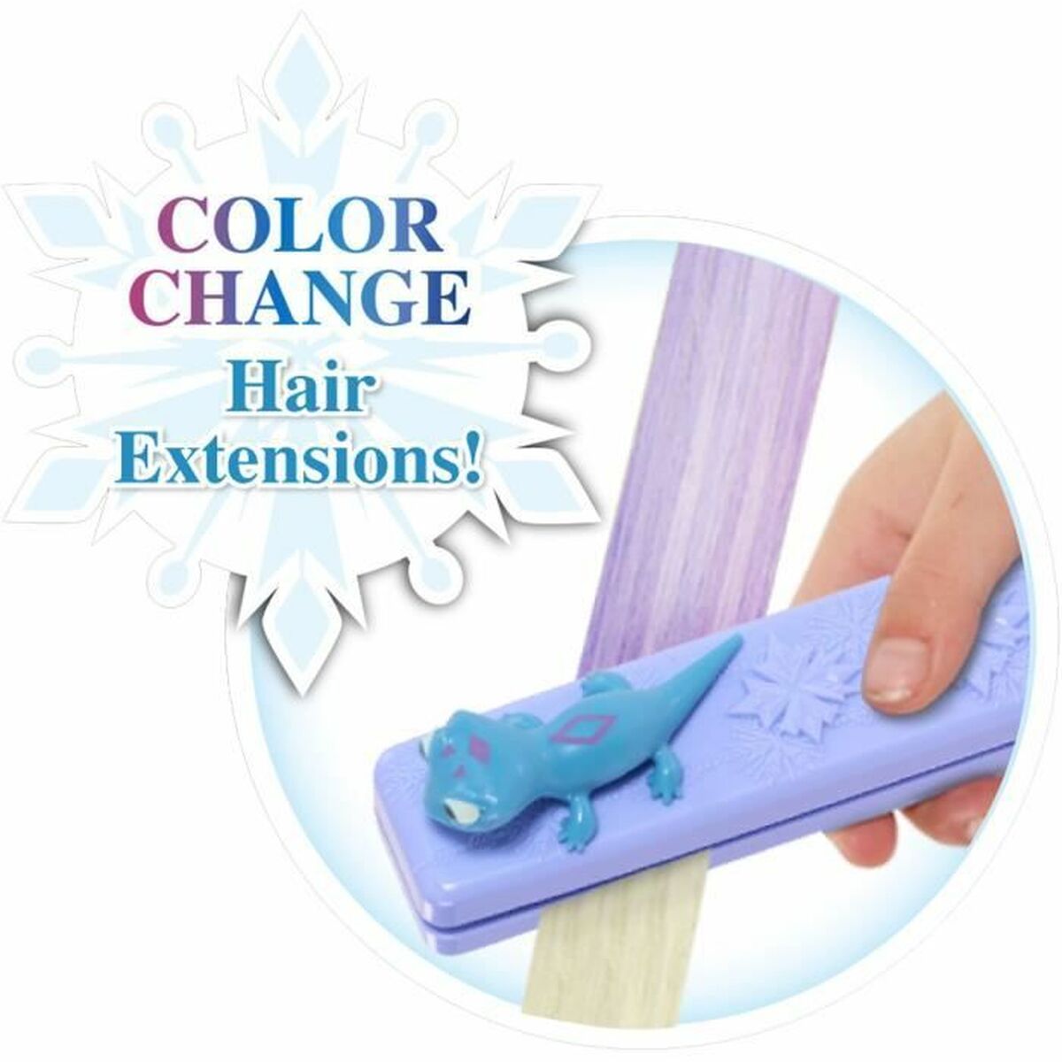 Babydocka med tillbehör Frozen Elsa Deluxe Styling Head - 3