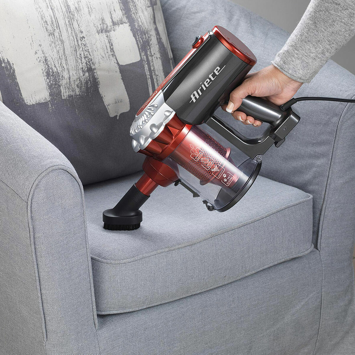 Borst- och handdammsugare Ariete 2761 Svart/Röd 600 W - 3