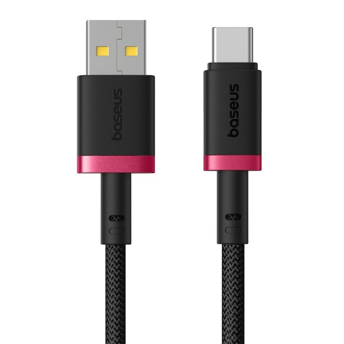 USB A till USB-C Kabel Baseus P10377802U01-03 Svart Röd 2 m - 2