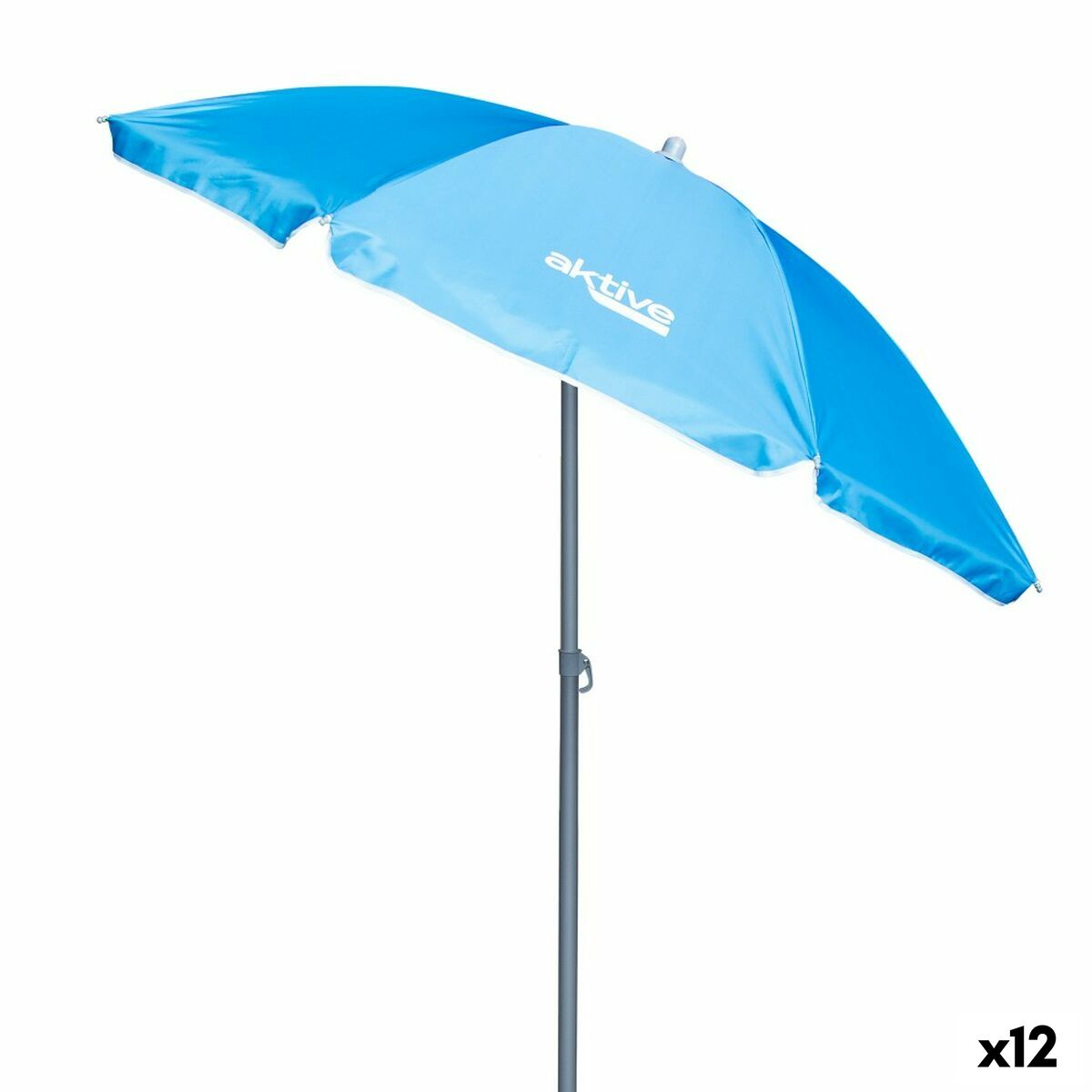 Paraply Aktive Blå Ø 180 cm 180 x 187,5 x 180 cm 180 x 190 x 180 cm UV50 (12 antal) - 8