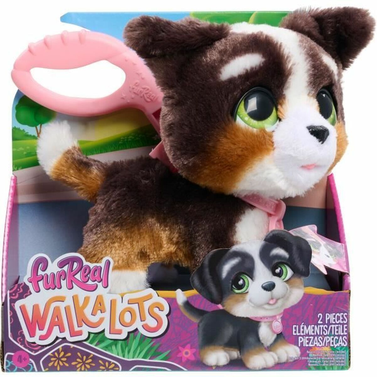 Mjukisleksak Furreal Friends Large Walking Puppy Multicolour (2 Delar) - 5