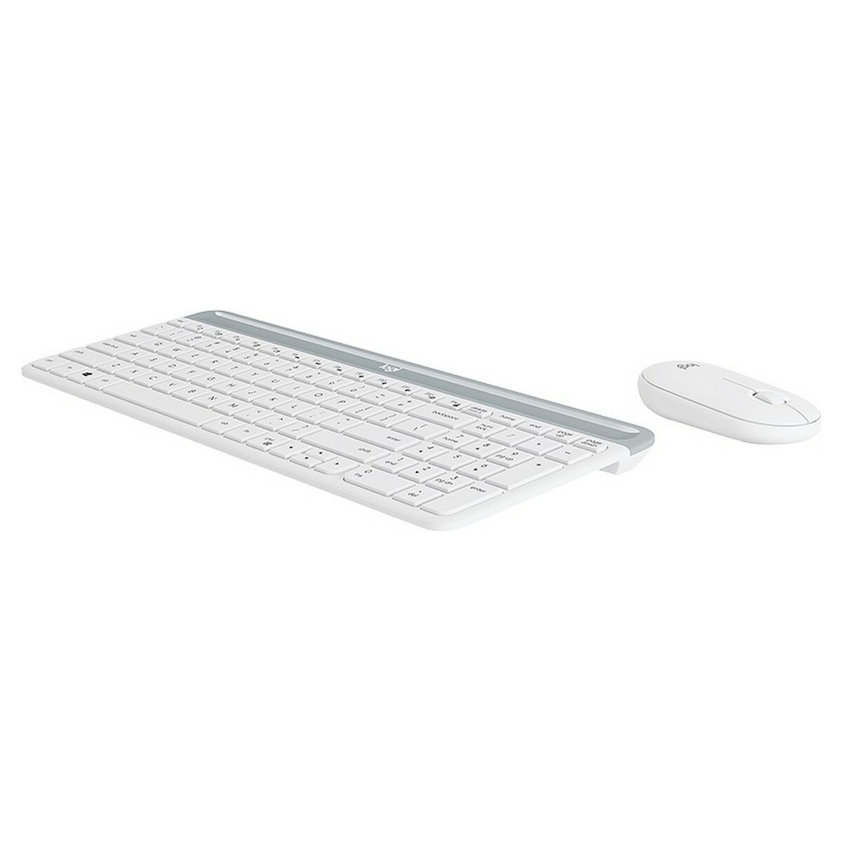 Tangentbord och Mus Logitech  MK470 Vit Franska AZERTY - 8