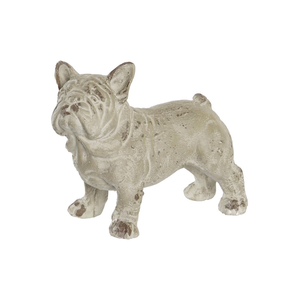 Prydnadsfigur DKD Home Decor Antikbehandlad Grå Harts Hund (19 x 39 x 28,5 cm) - 3