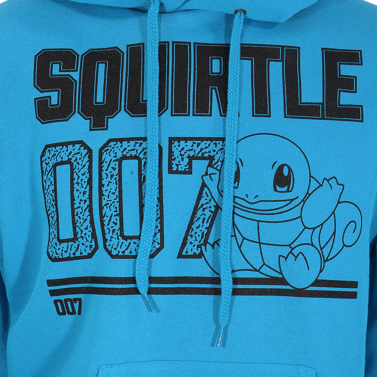 Tröja med huva Barn Pokémon Squirtle Line Art Blå - 3