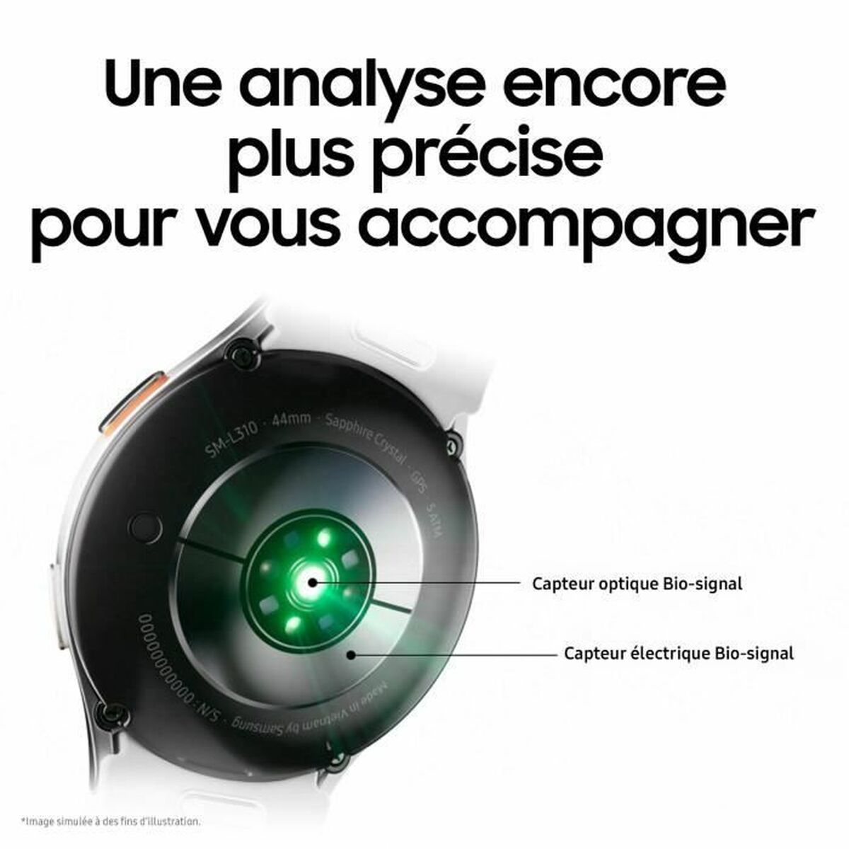Smartklocka Samsung Galaxy Watch7 Silvrig 44 mm - 5