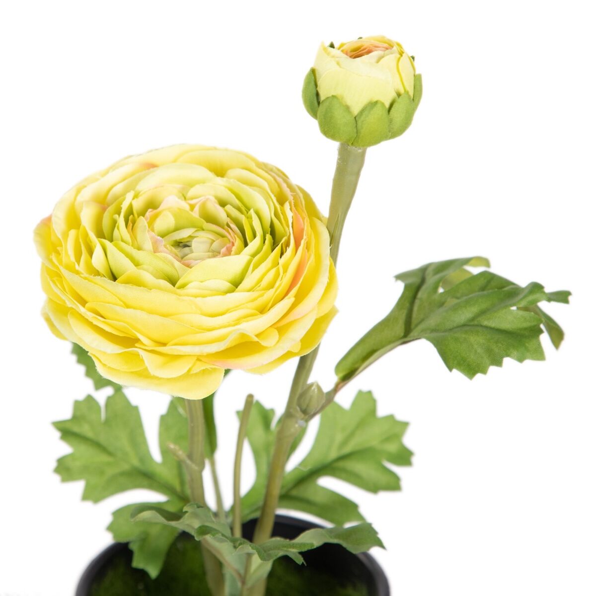Dekorativ växt Polyester Polyetylen Järn Blomster 9,5 x 9,5 x 29 cm - 2