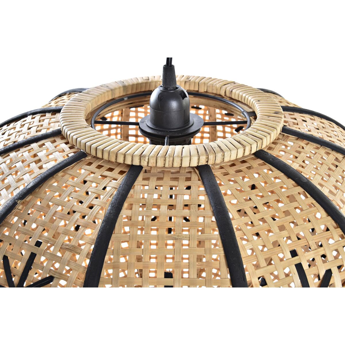 Taklampa DKD Home Decor Brun Svart 50 W 50 x 50 x 31 cm - 3