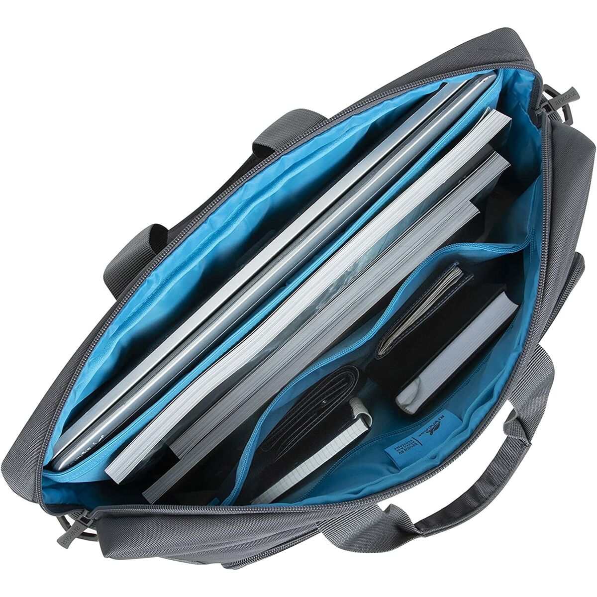 Laptopväska Rivacase Alpendorf ECO Grå 16" - 9
