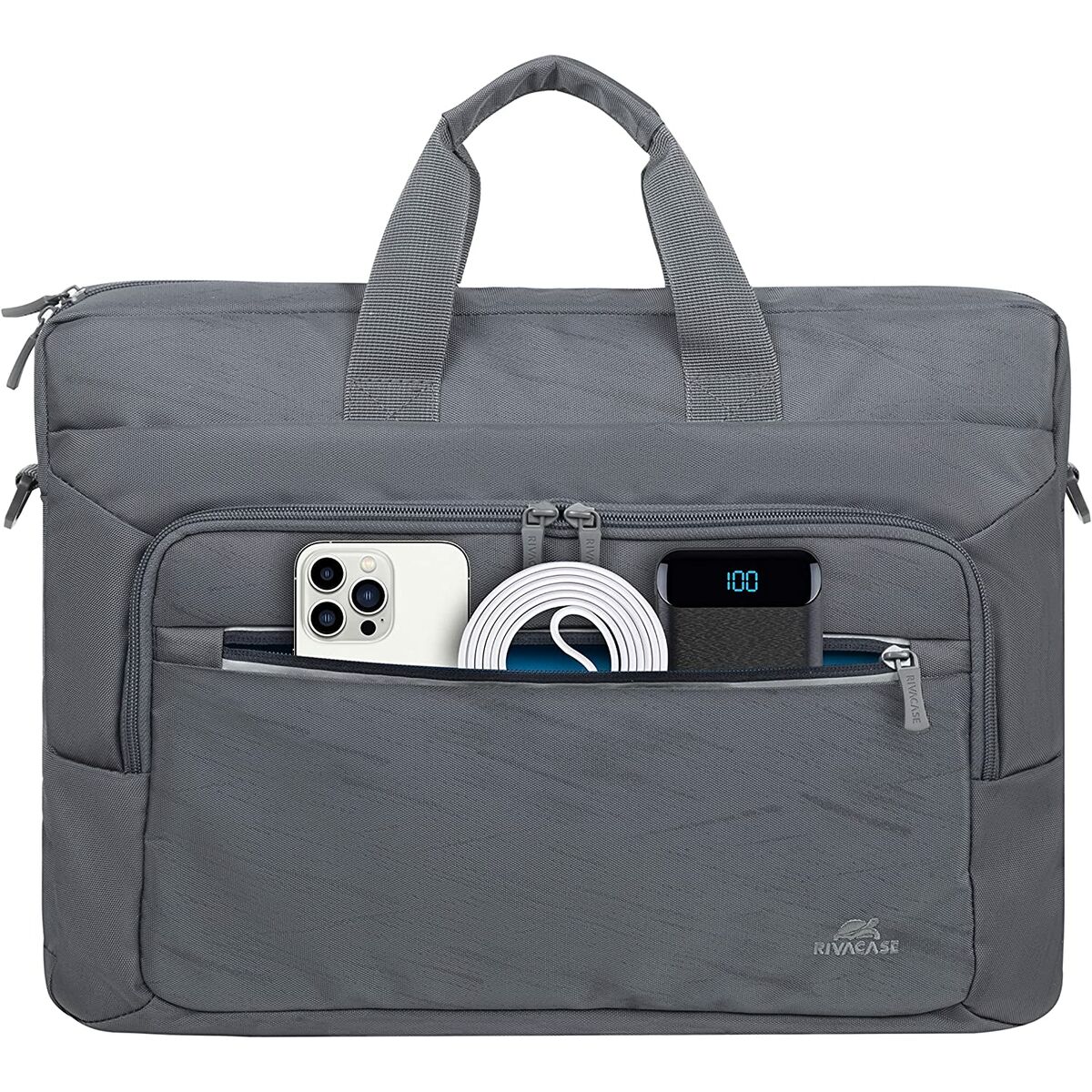 Laptopväska Rivacase Alpendorf ECO Grå 16" - 4