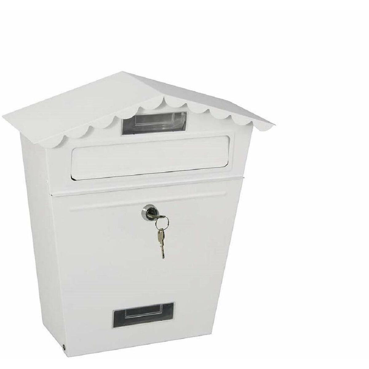 Brevlåda EDM 85800 Vit Stål Classic 29,5 x 10,5 x 35,5 cm - 3