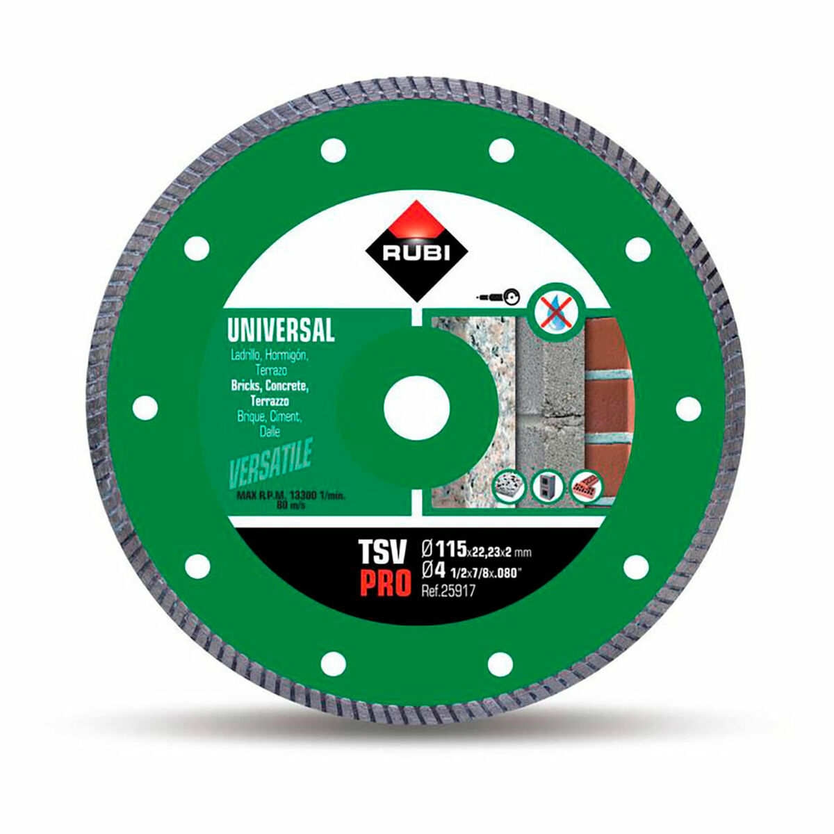 Diamantskärskiva Rubi tsv pro 25917 Ø 230 mm