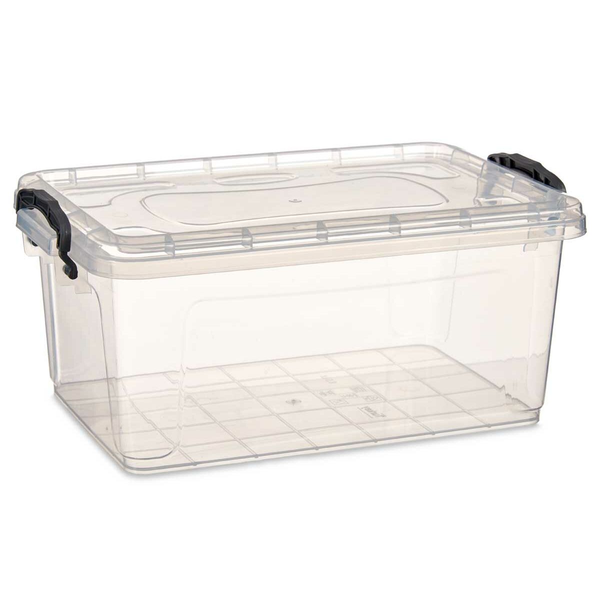 Förvaringslåda med lock Kipit TP545-1 Transparent Plast (12 antal) - 5
