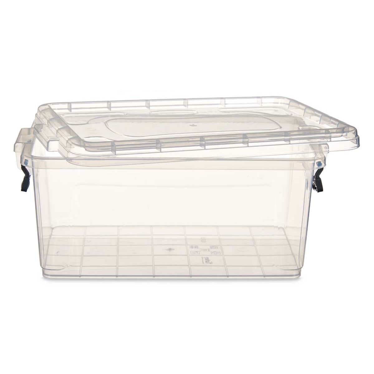 Förvaringslåda med lock Kipit TP545-1 Transparent Plast (12 antal) - 4