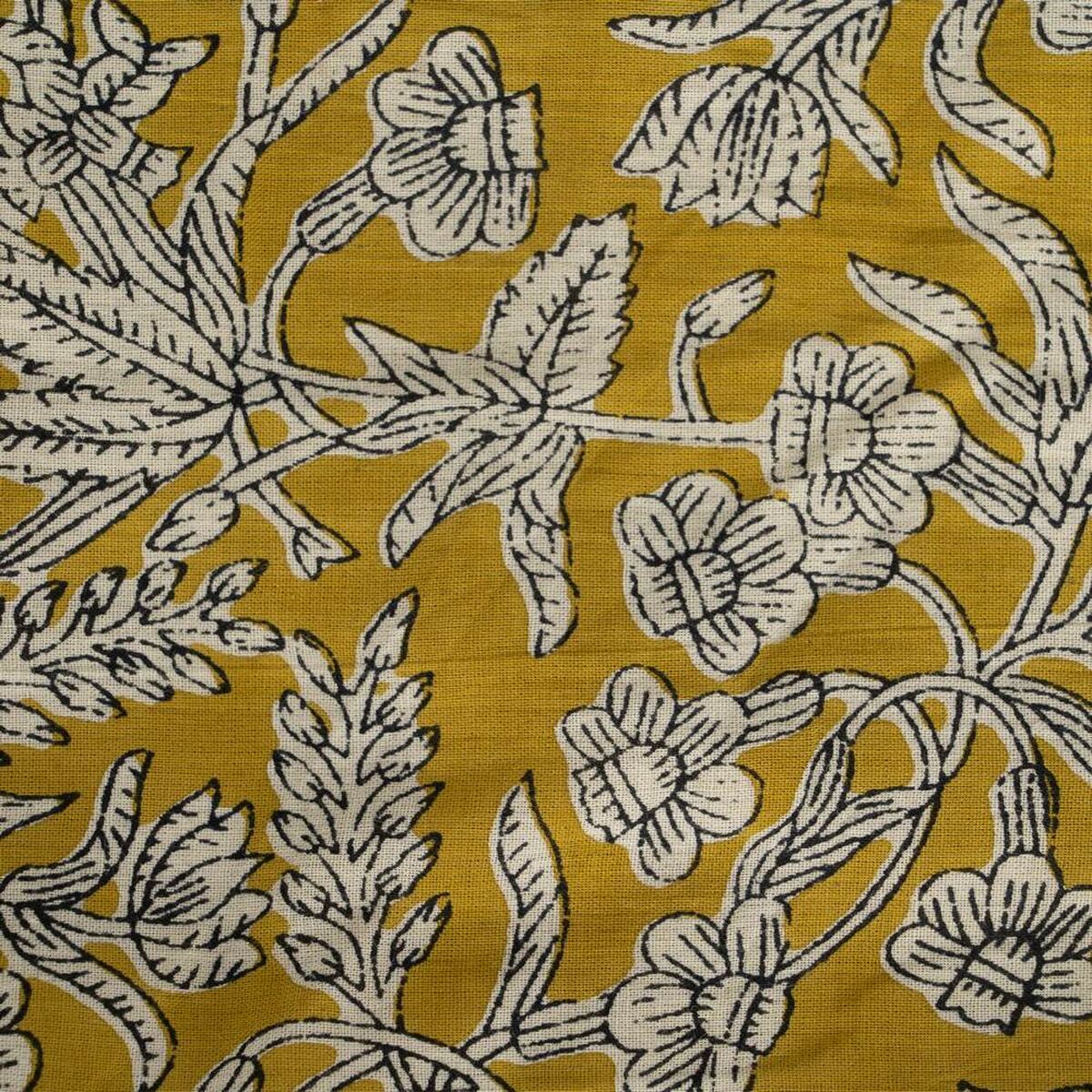 Pareo-sarong Beige Senap Bomull 90 x 180 cm - 2