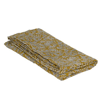 Pareo-sarong Beige Senap Bomull 90 x 180 cm