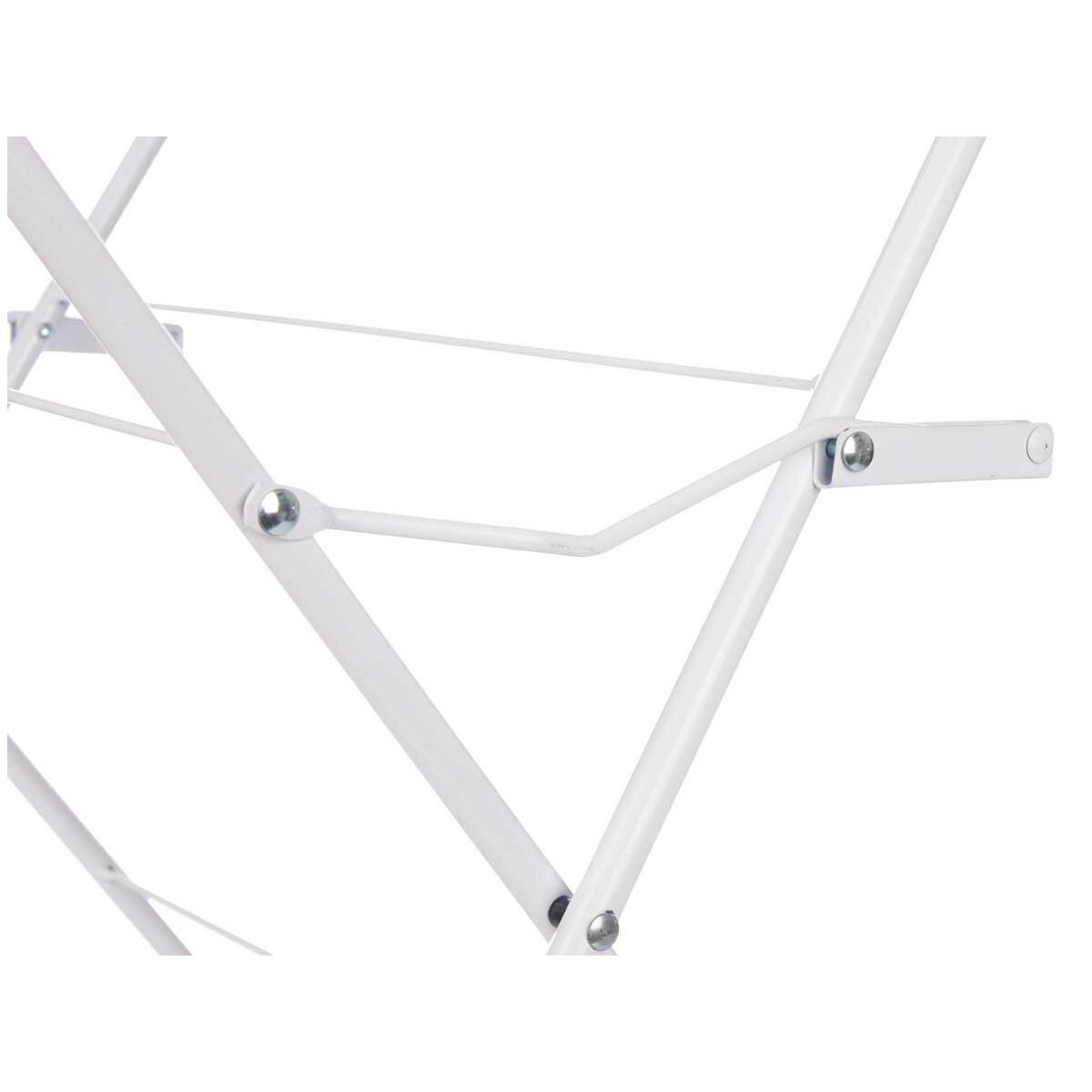 Klädhängare hopfällbar Kipit Vit Svart polypropen Järn 47 x 41 x 136 cm 49 x 6,5 x 47 cm 50 x 69,4 x 6,5 cm Vertikalt (5 antal) - 2