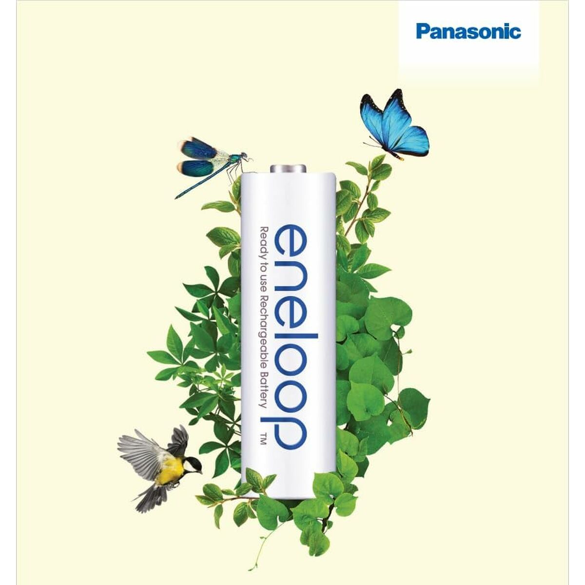Laddningsbara Batterier Panasonic BK-3HCDE/4CP+CASE - 3