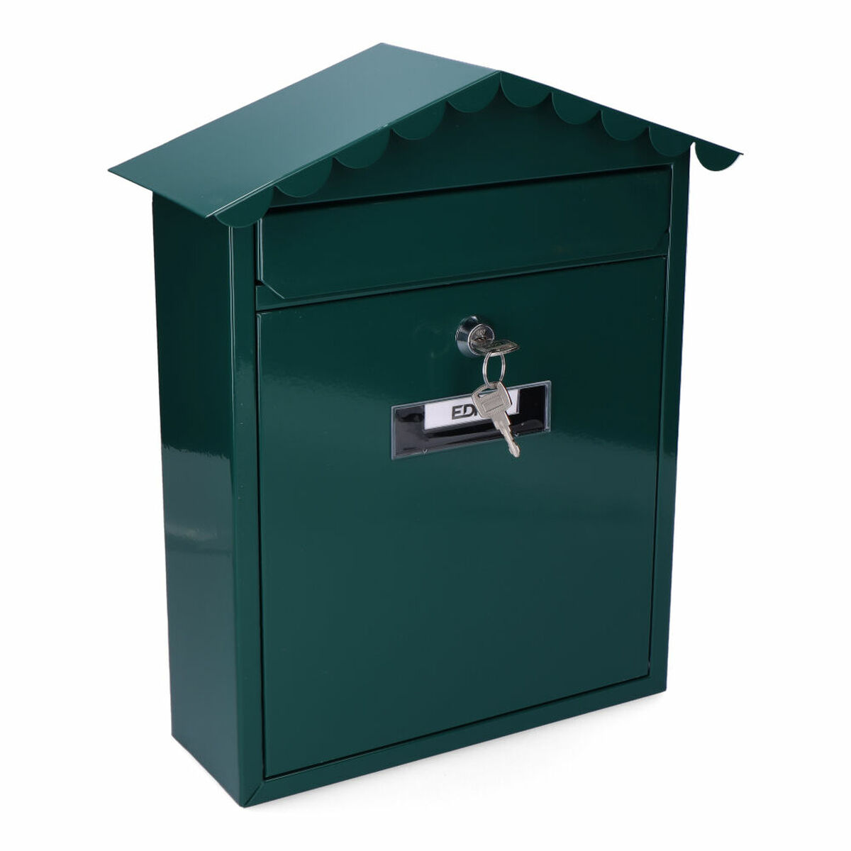 Brevlåda EDM 85801 Tradition Grön Stål 26 x 9 x 35,5 cm - 5