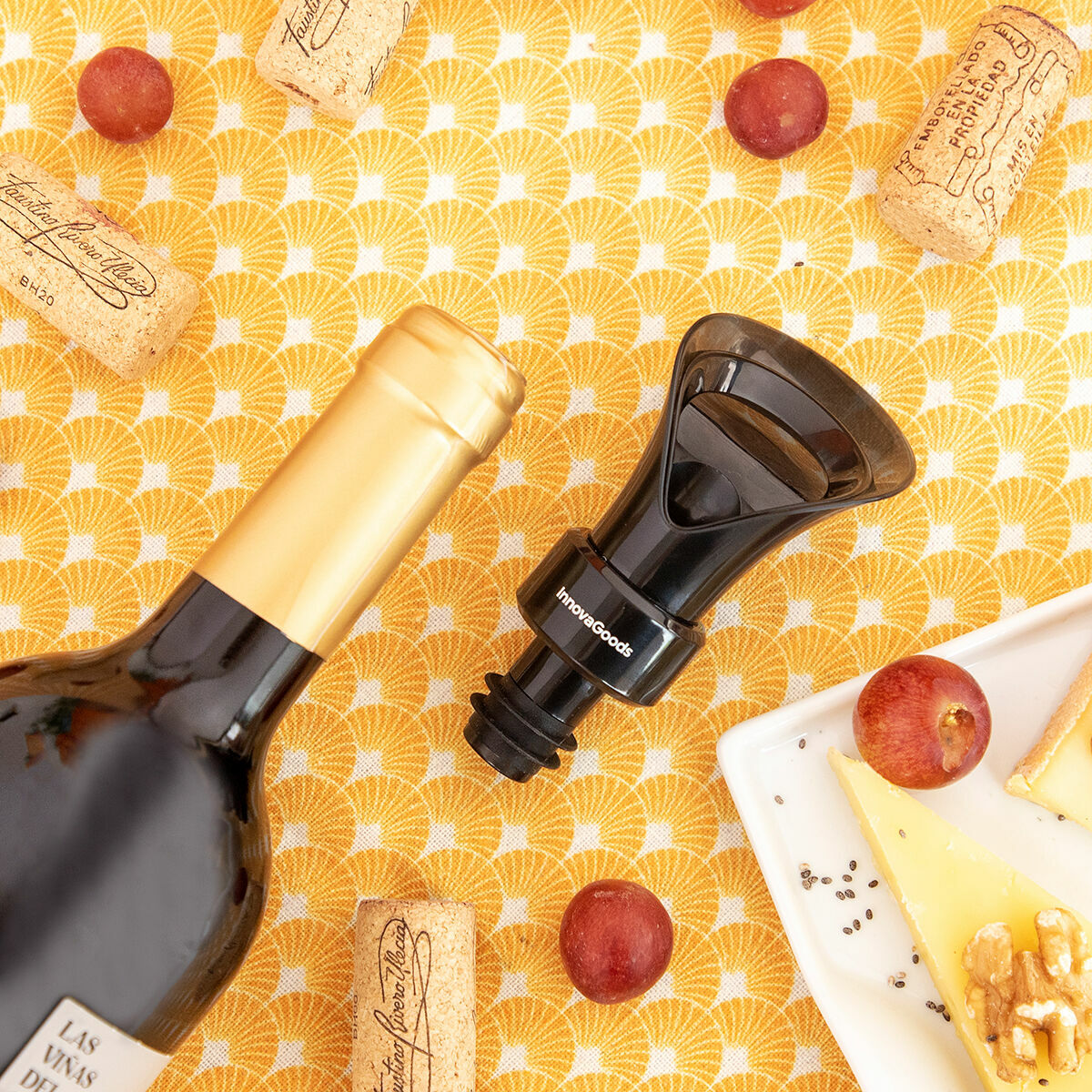Dispenserkork 2 i 1 vinluftare Wintopp InnovaGoods - 8