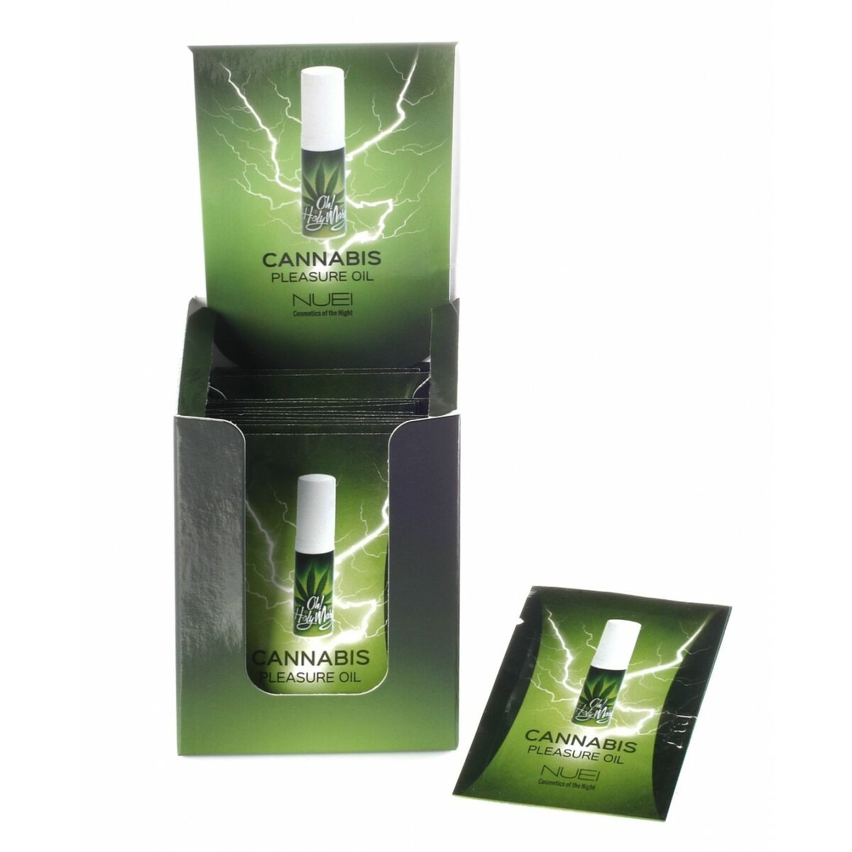 Erotisk Massageolja Nuei Cosmetics of the Night 1 ml Cannabis - 2
