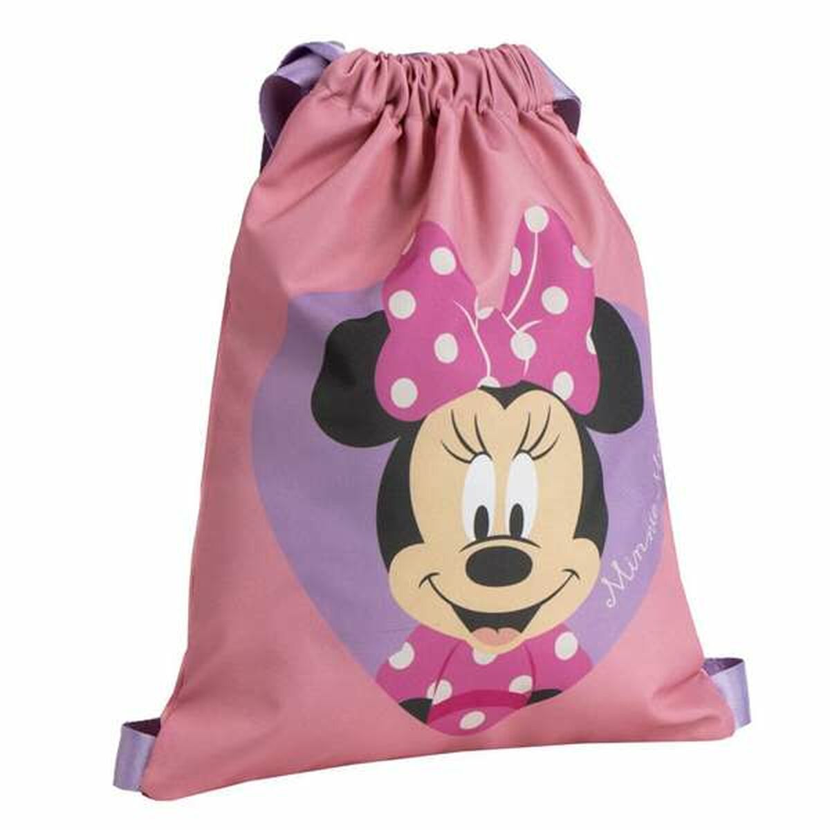 Skopåse med remmar Minnie Mouse Rosa 27 x 33 cm