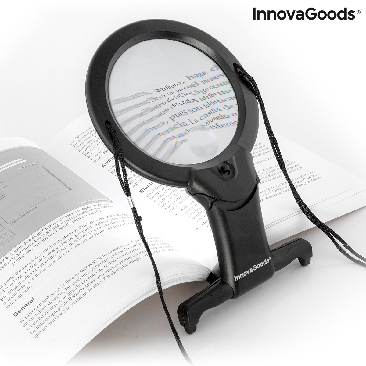 Handsfree förstoringsglas med LED-ljus Zooled InnovaGoods - 7