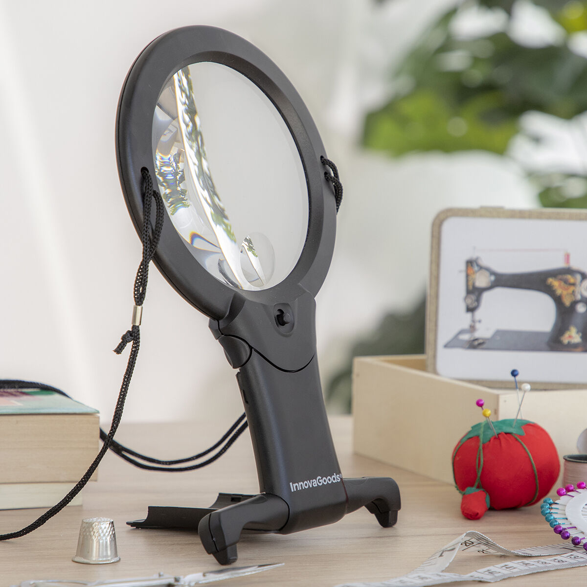 Handsfree förstoringsglas med LED-ljus Zooled InnovaGoods - 26