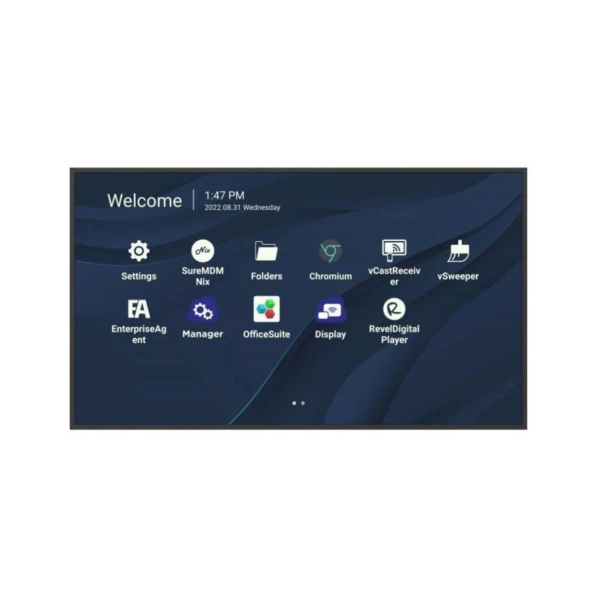 Monitor Videowall ViewSonic CDE6530 Svart UHD 4K 65" - 4