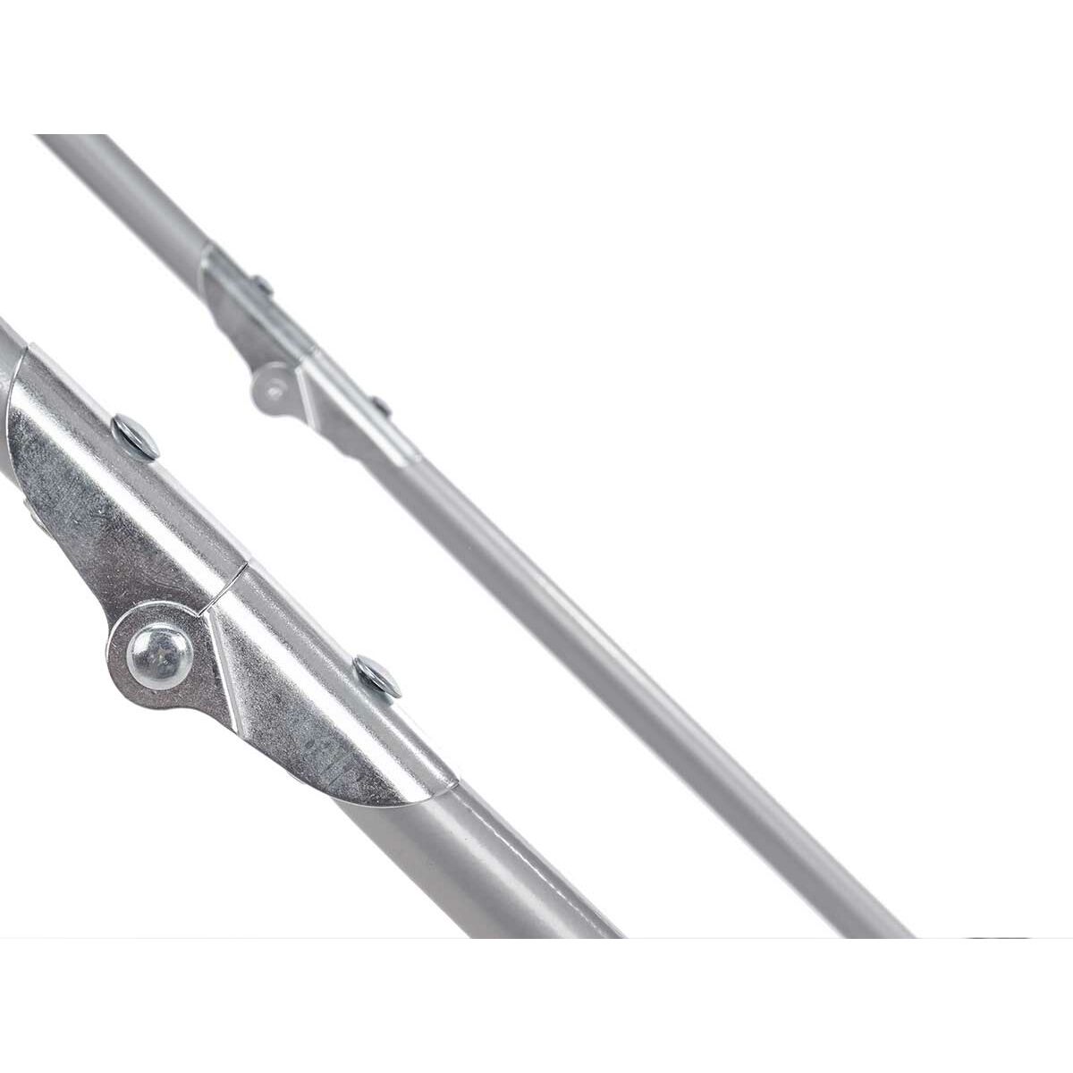 Klädhängare hopfällbar Kipit Silvrig Metall 183 x 50,5 x 104 cm 127 x 4 x 50 cm 127 x 5 x 50 cm (6 antal) - 2