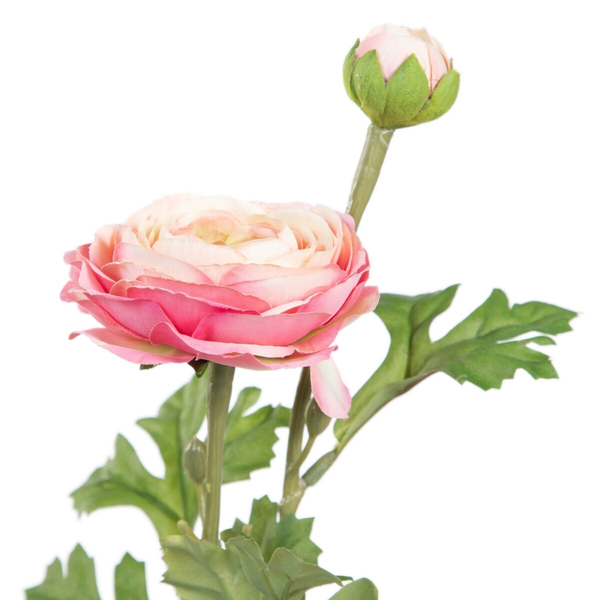 Dekorativ växt Polyester Polyetylen Järn Blomster 9,5 x 9,5 x 29 cm - 2