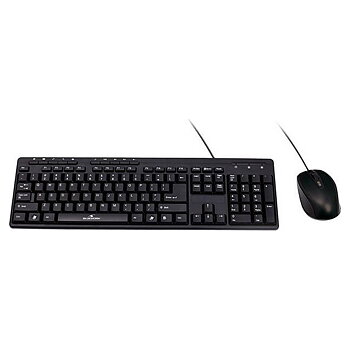 Tangentbord och Mus Bluestork BSPACKFIRSTII Svart Franska AZERTY