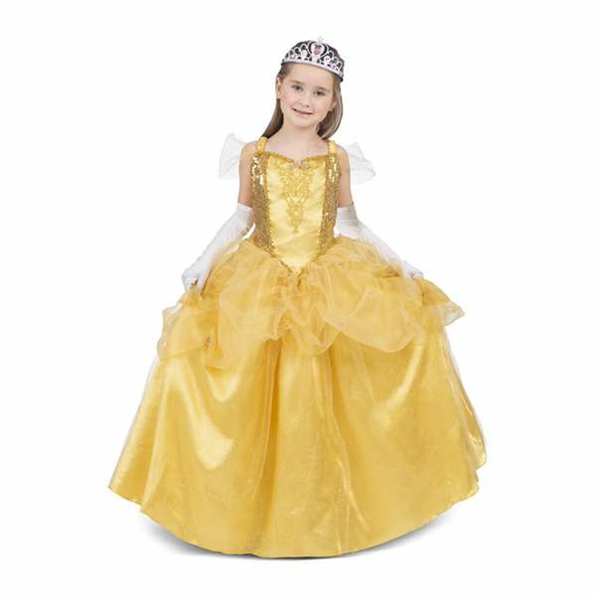 Maskeraddräkt för barn My Other Me Gul Prinsessa Belle 4 Delar - 8