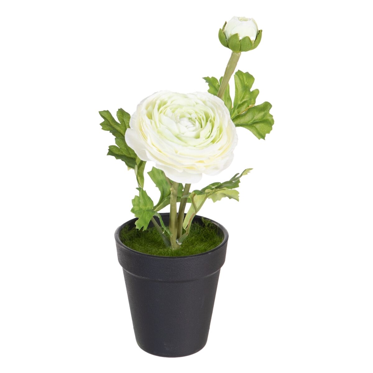Dekorativ växt Polyester Polyetylen Järn Blomster 9,5 x 9,5 x 29 cm