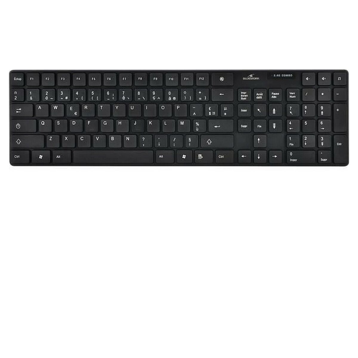 Tangentbord och Mus Bluestork BLU3760162063431 AZERTY Svart - 10