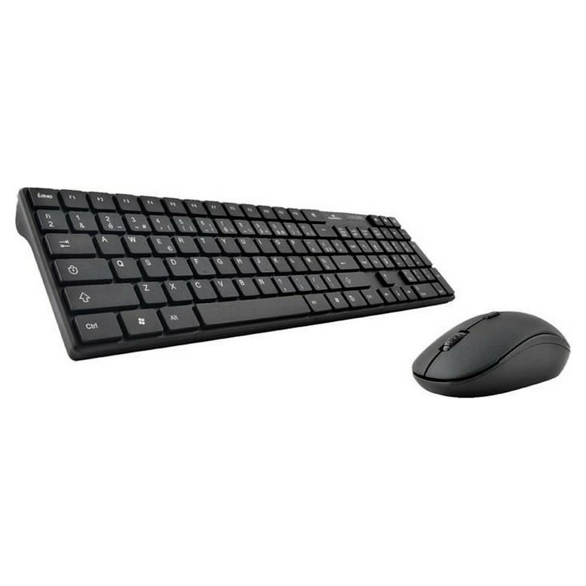 Tangentbord och Mus Bluestork BLU3760162063431 AZERTY Svart - 8