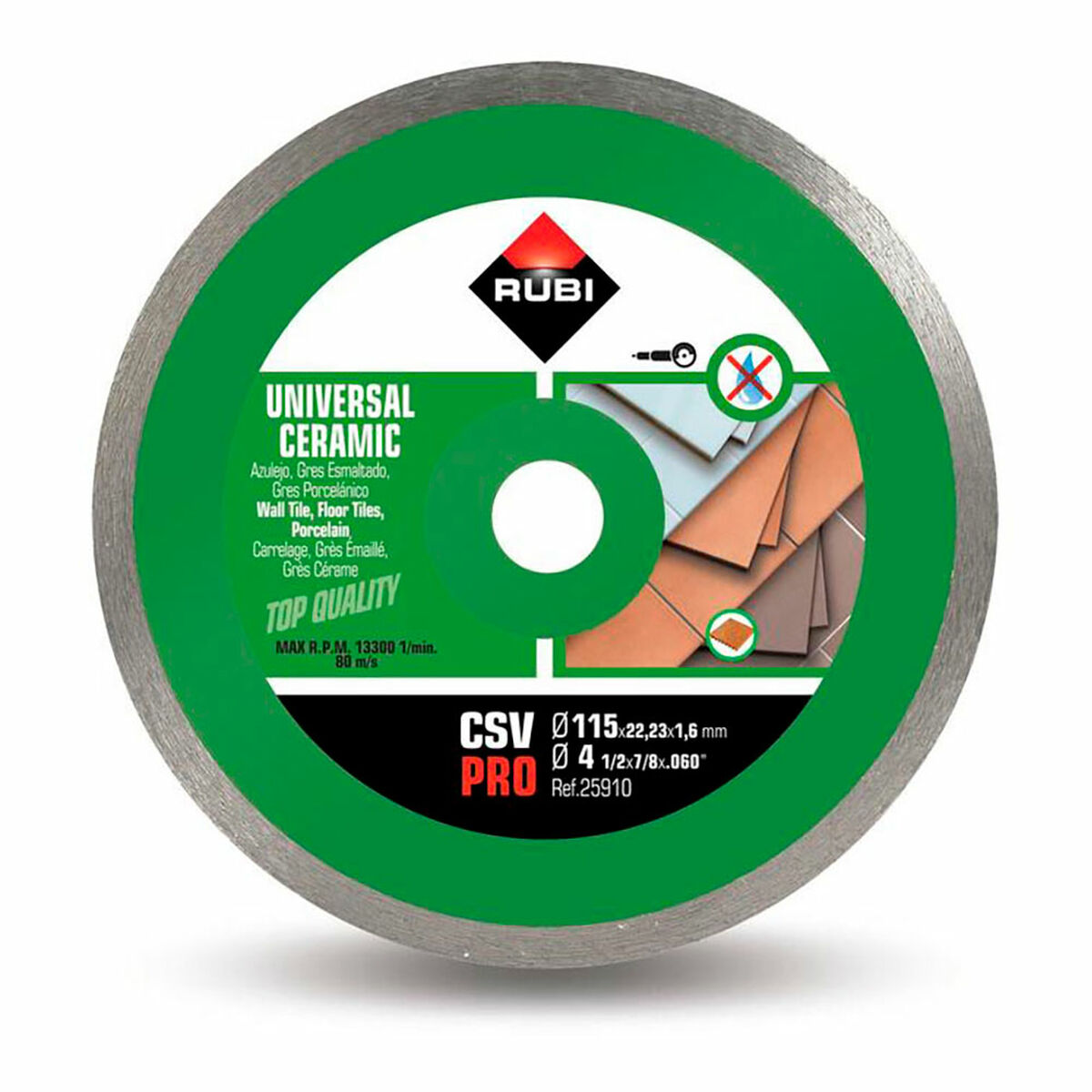 Diamantskärskiva Rubi  pro 25910 - 2