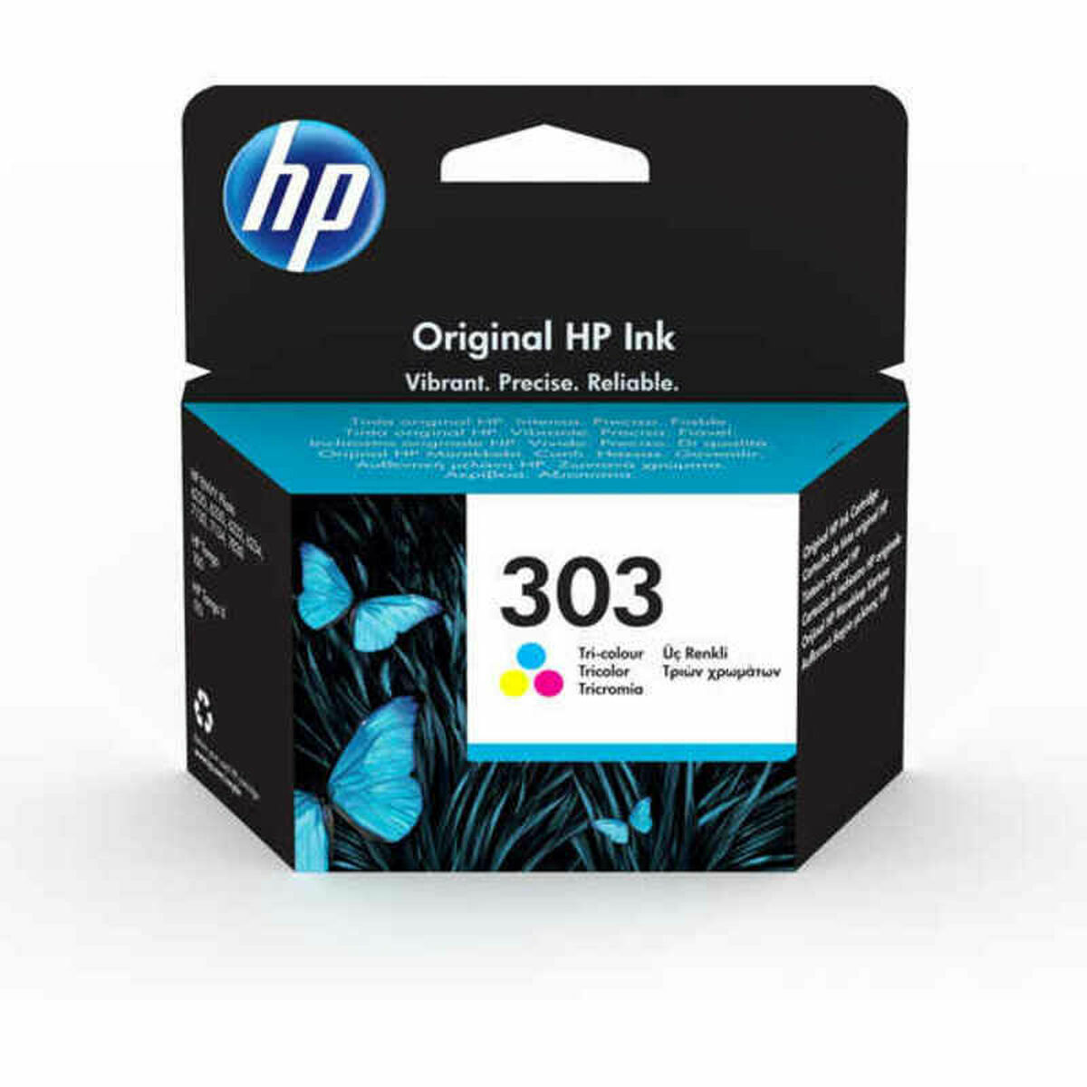Original Bläckpatron HP T6N01AE#301 Cyan/Magenta/Gul