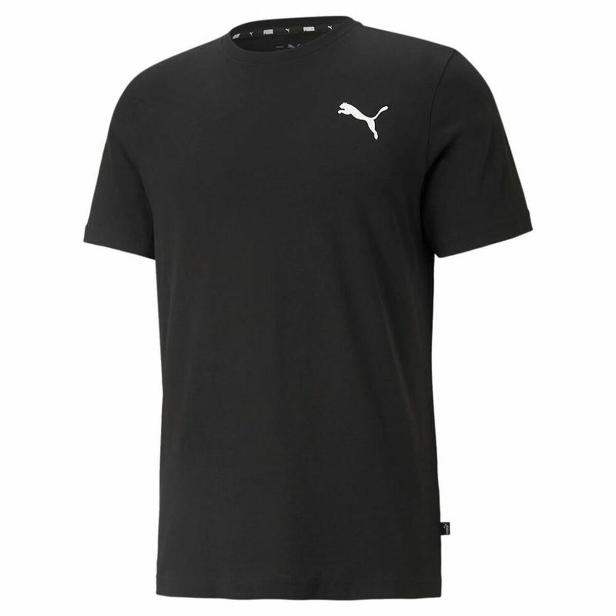 T-shirt med kortärm Herr Puma Essentials Small Logo Svart - 2